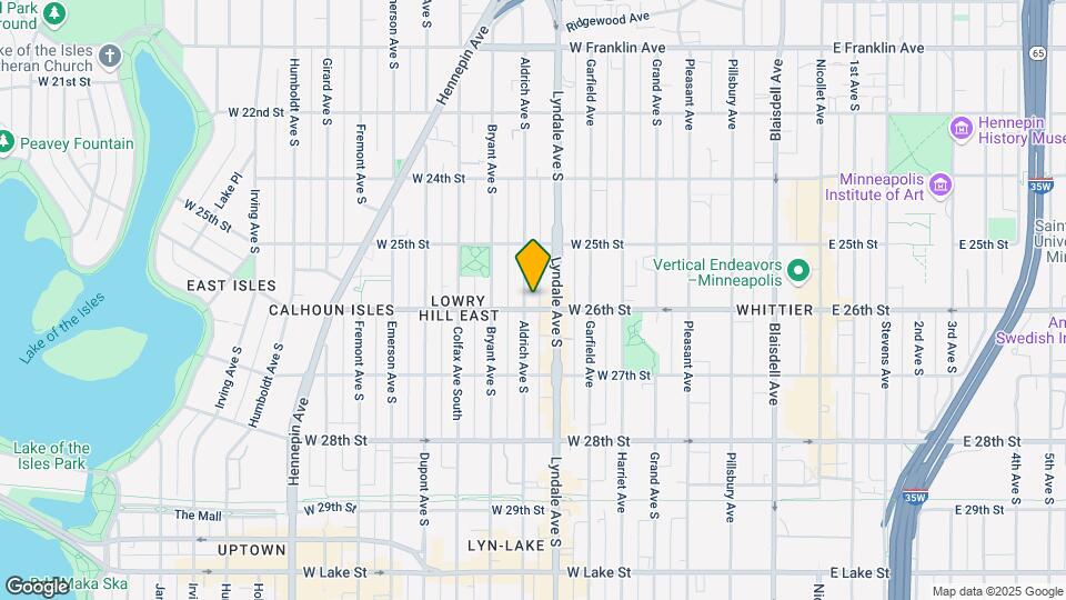 2553 Aldrich Ave S Map and Location Details
