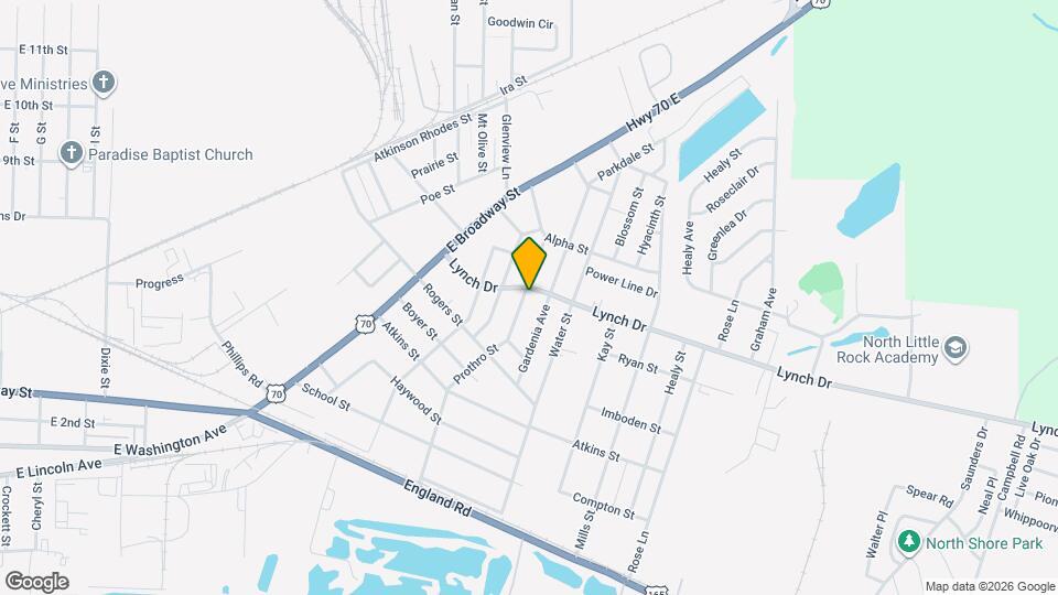 524 Pollock St Map and Location Details