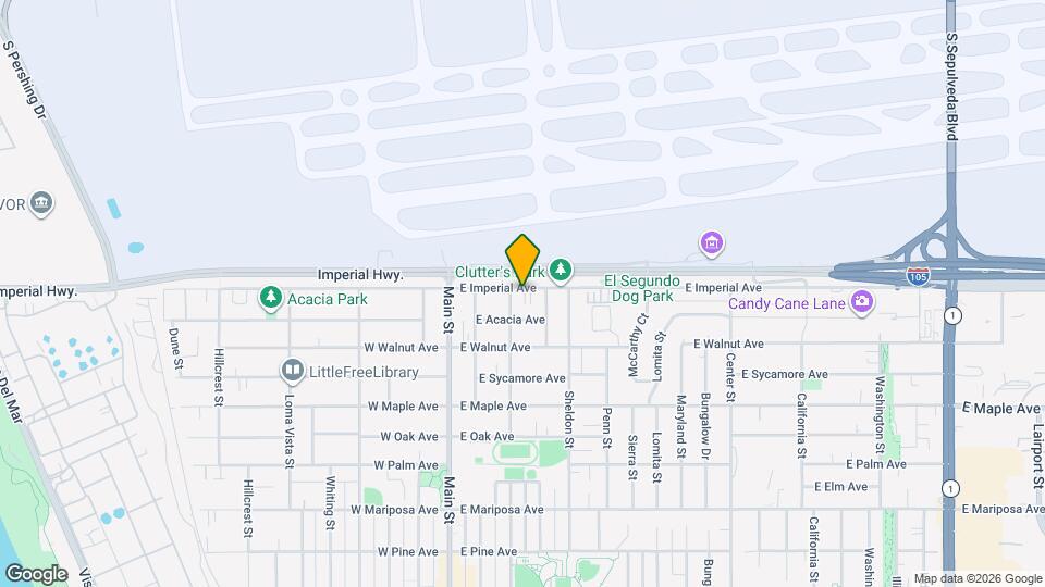 316 E Imperial Ave, Unit B Map and Location Details