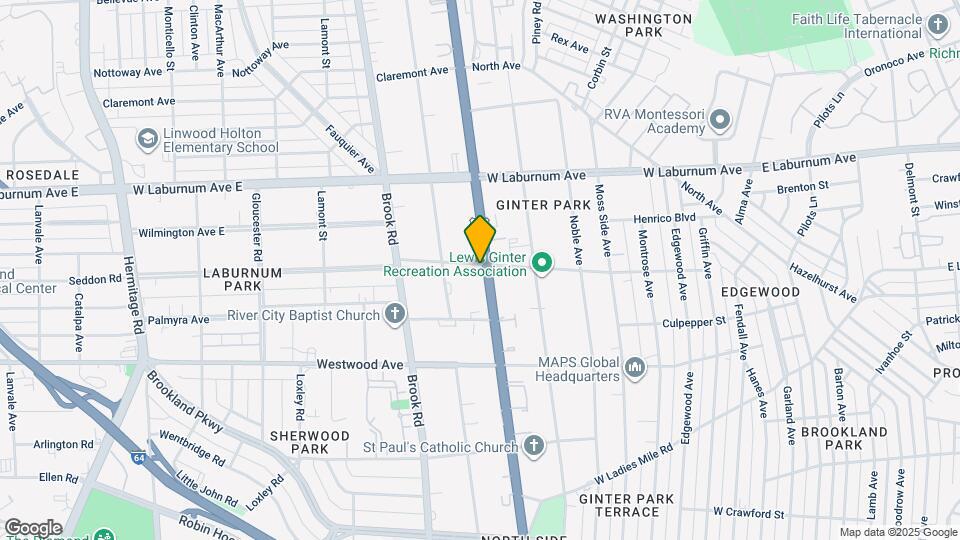 3510 Chamberlayne Ave Map and Location Details