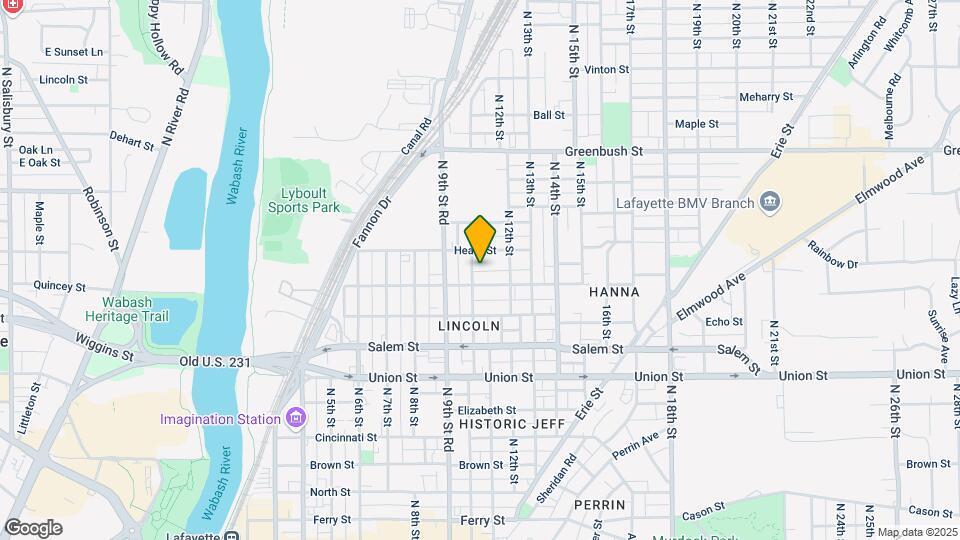 1117 N 10th St-Unit -Unit A Map and Location Details