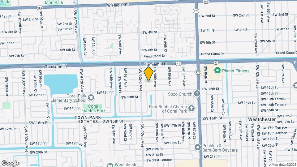 9031 SW 11th St Map and Location Details