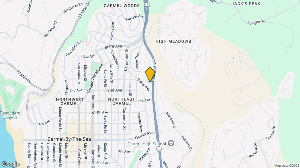 24975 Valley Way - Carmel Map and Location Details