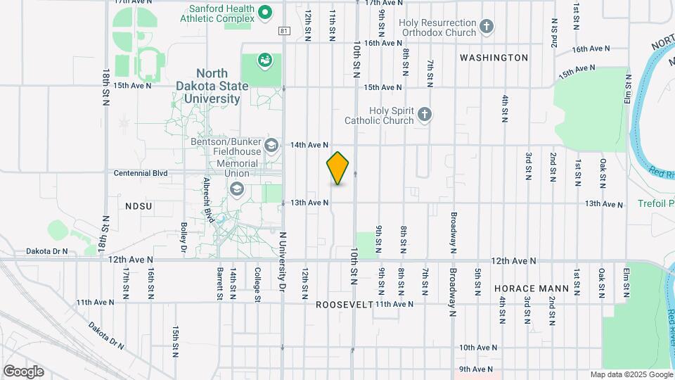 1309 11th St N Map and Location Details