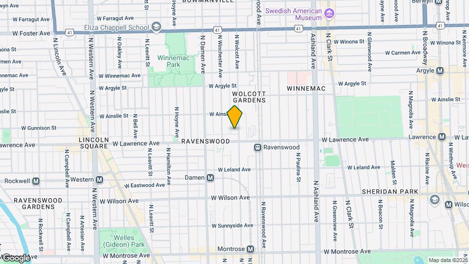 4816 N Wolcott Ave, Unit 1 Map and Location Details