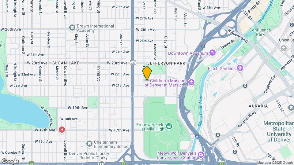 2106 Eliot St Map and Location Details