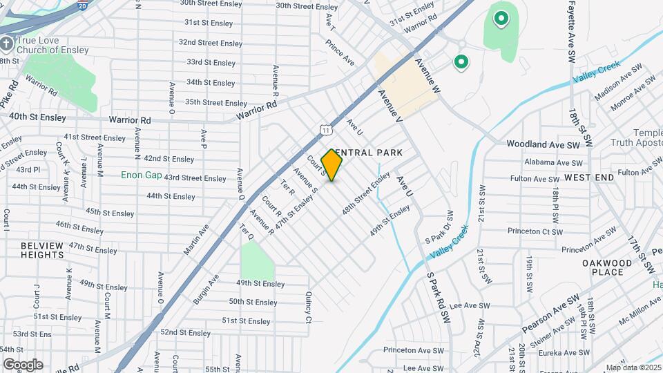 4708 Court S Map and Location Details