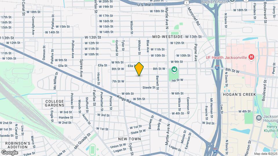 1716 Whitner St Map and Location Details
