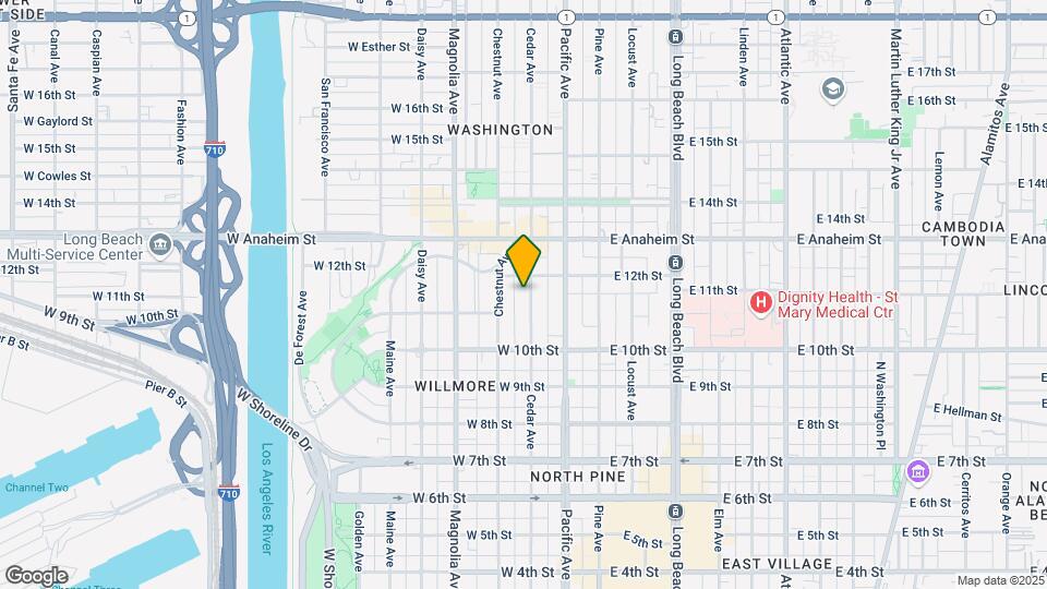 1129 Cedar Ave Mapa y Detalles de la Ubicación