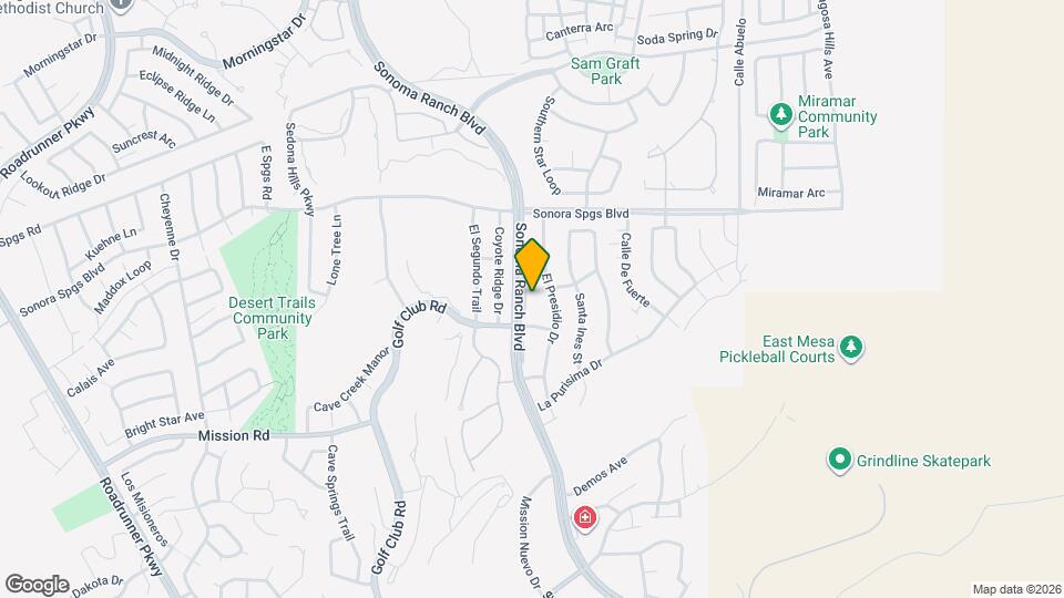 1932 Sonoma Ranch Blvd Map and Location Details