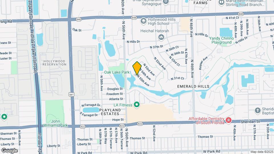 3630 N 55th Ave Map and Location Details