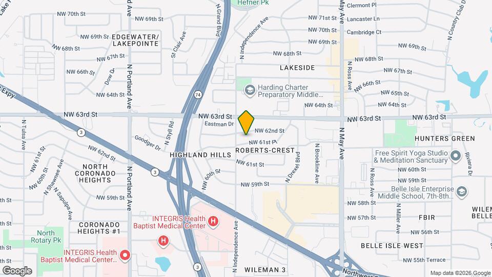 3213 NW 61st Pl Map and Location Details