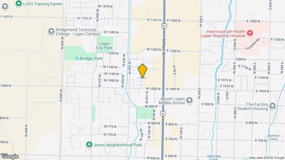 1040 N 130 W Map and Location Details