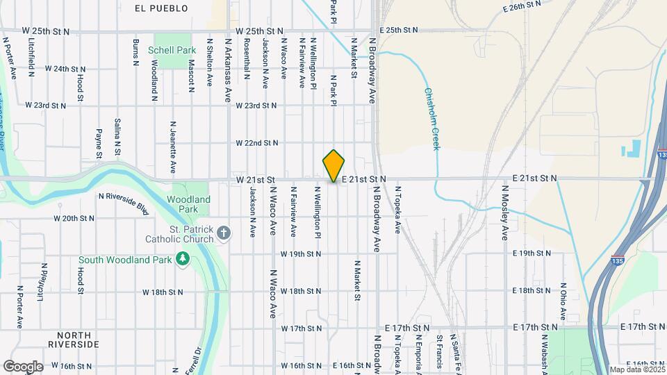 2147 N Park Pl Map and Location Details