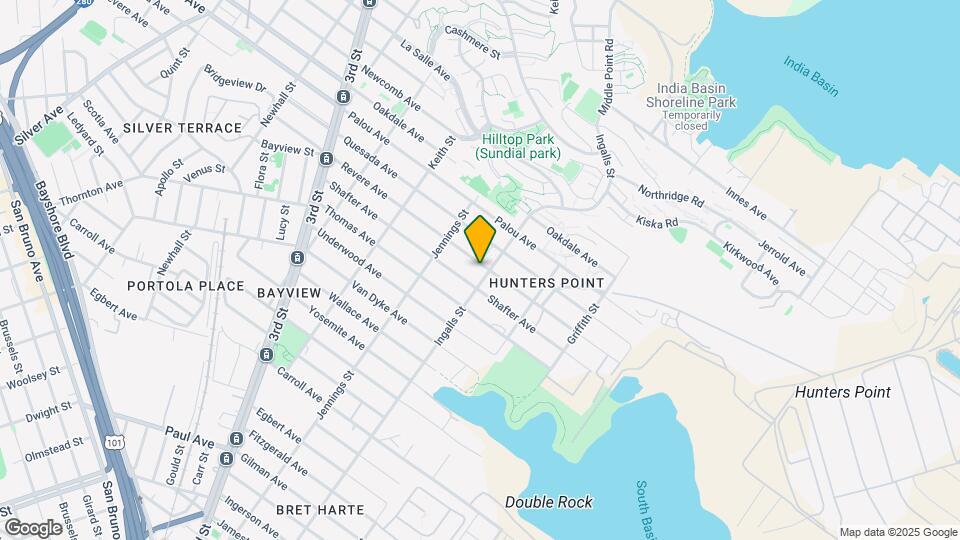 1305 Revere Ave Map and Location Details