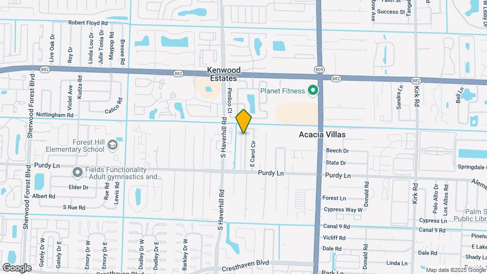 2071 W Carol Cir Map and Location Details