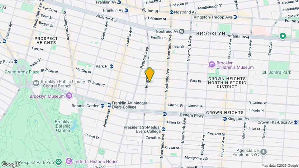 135 Rogers Avenue Mapa y Detalles de la Ubicación