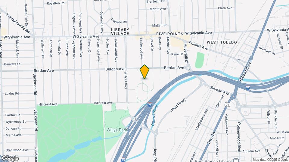 3726 Lockwood Ave Map and Location Details