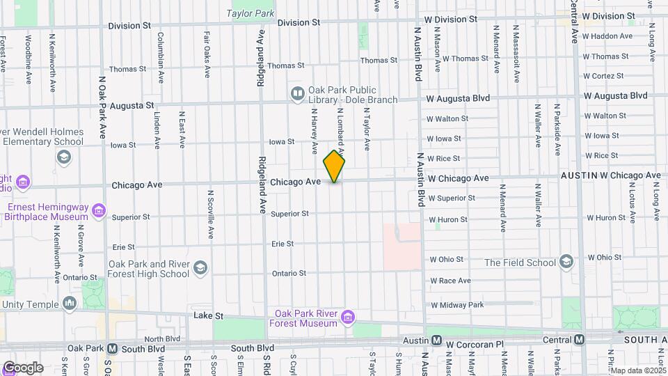 437 N Lombard Ave, Unit 1 Map and Location Details