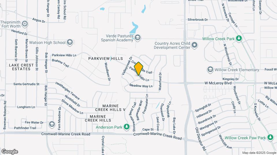 4901 Parkview Hills Ln Map and Location Details