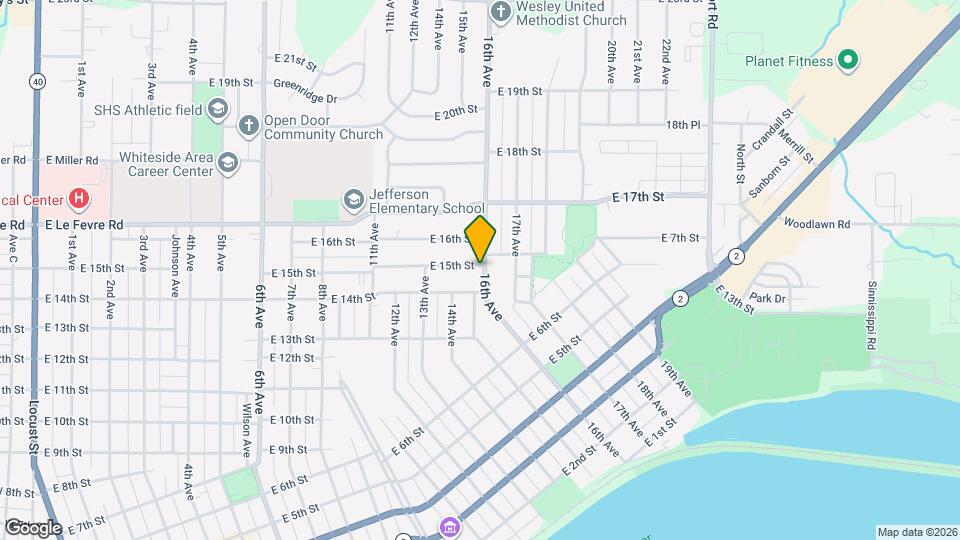 1409 16th Ave Mapa y Detalles de la Ubicación