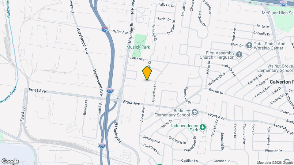 8520 Jacklin Ave Map and Location Details