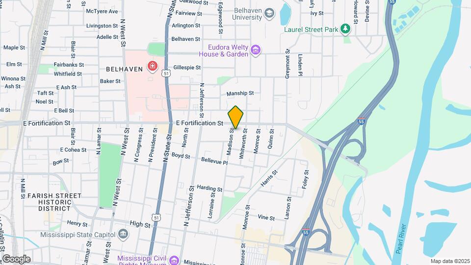 1040 Madison St Map and Location Details