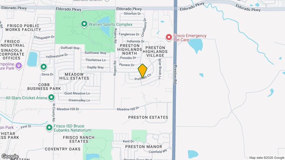 8503 Prescott Cir Map and Location Details