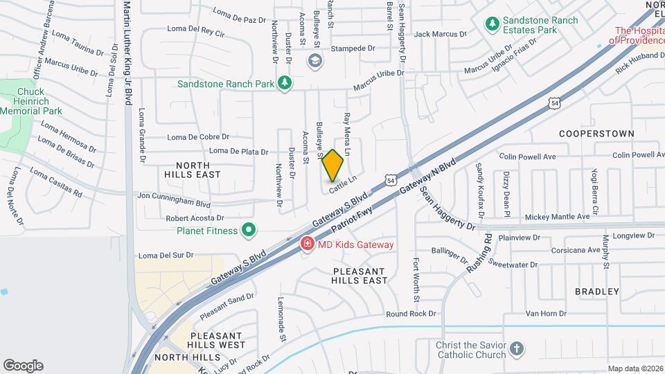 4925 Cattle Ln Map and Location Details