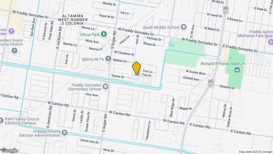 2115 Joy St Mapa y Detalles de la Ubicación