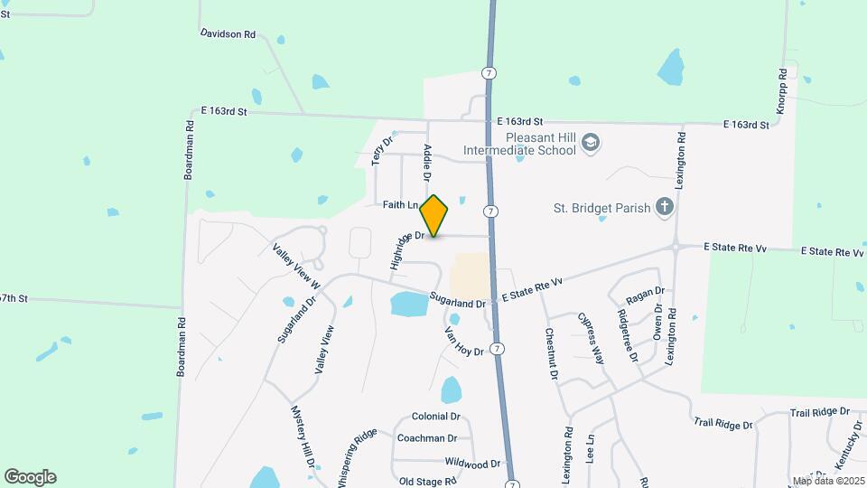 2128 Highridge Dr Mapa y Detalles de la Ubicación