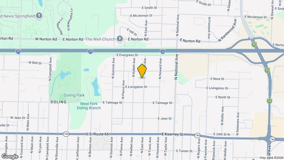 2725 N East Ave Mapa y Detalles de la Ubicación
