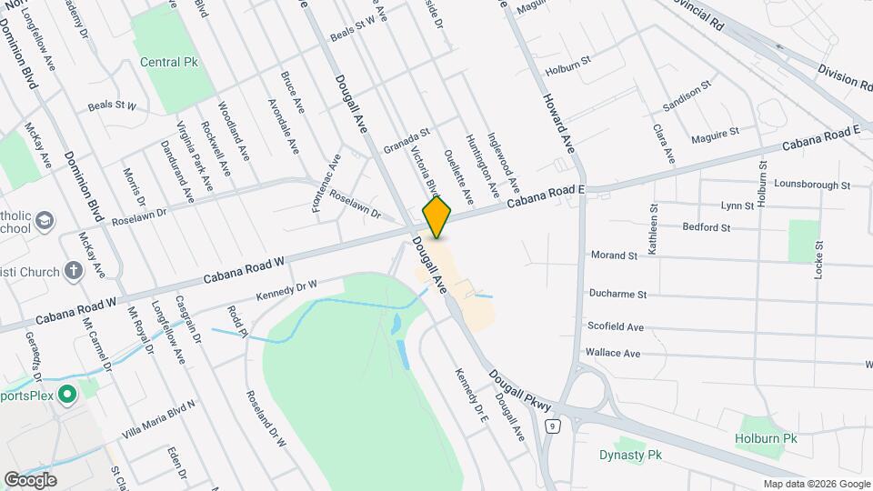 3850 Dougall Ave, Unit 202 Map and Location Details