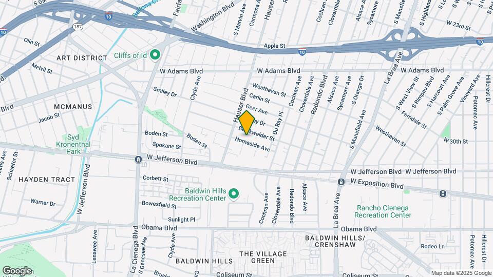 5431 Homeside Ave Map and Location Details