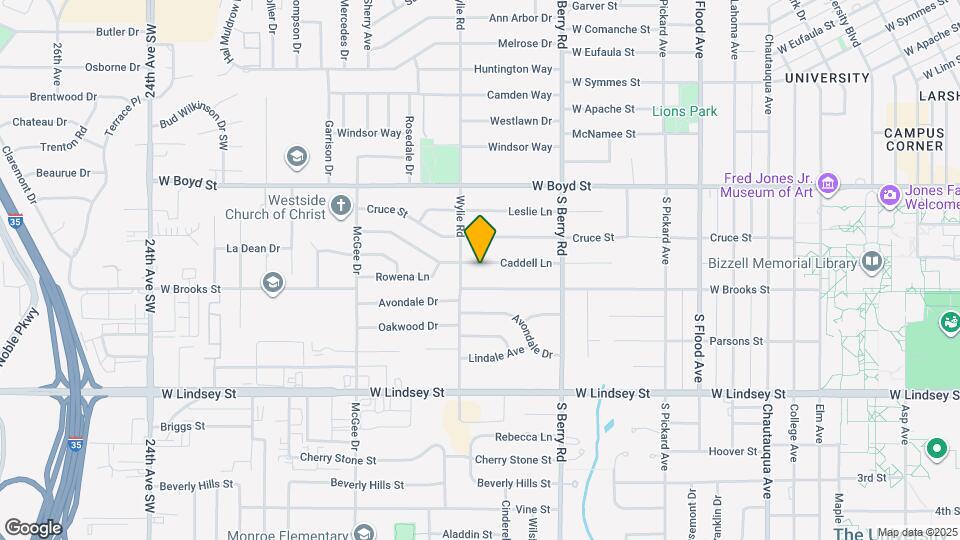 1226 Caddell Ln Map and Location Details