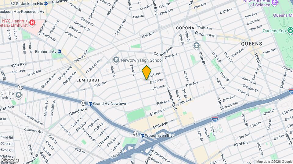 92-35 53rd Ave, Unit 4 Mapa y Detalles de la Ubicación