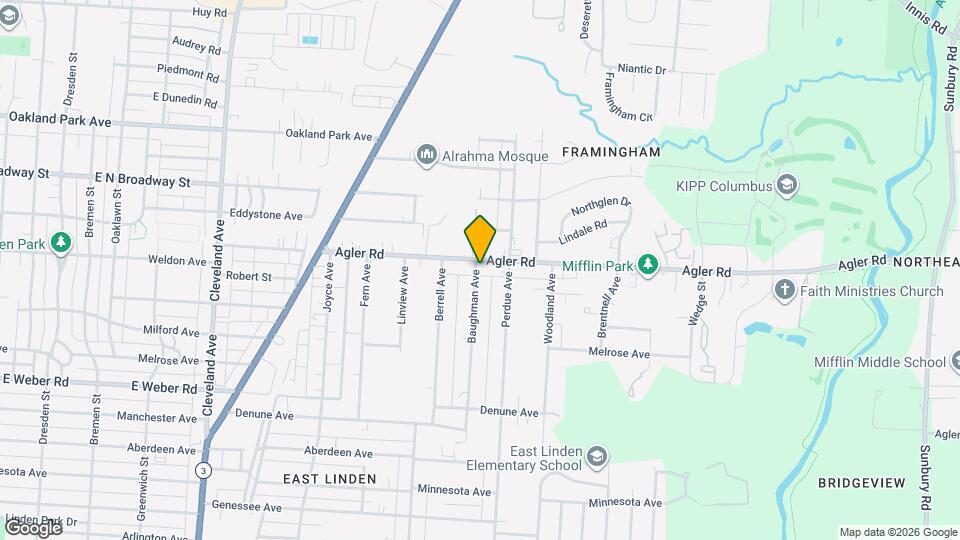 2846 Baughman Ave Map and Location Details