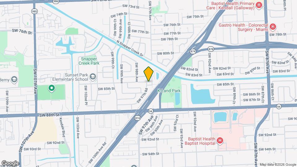 9725 SW 85th St, Unit Unit2 Map and Location Details