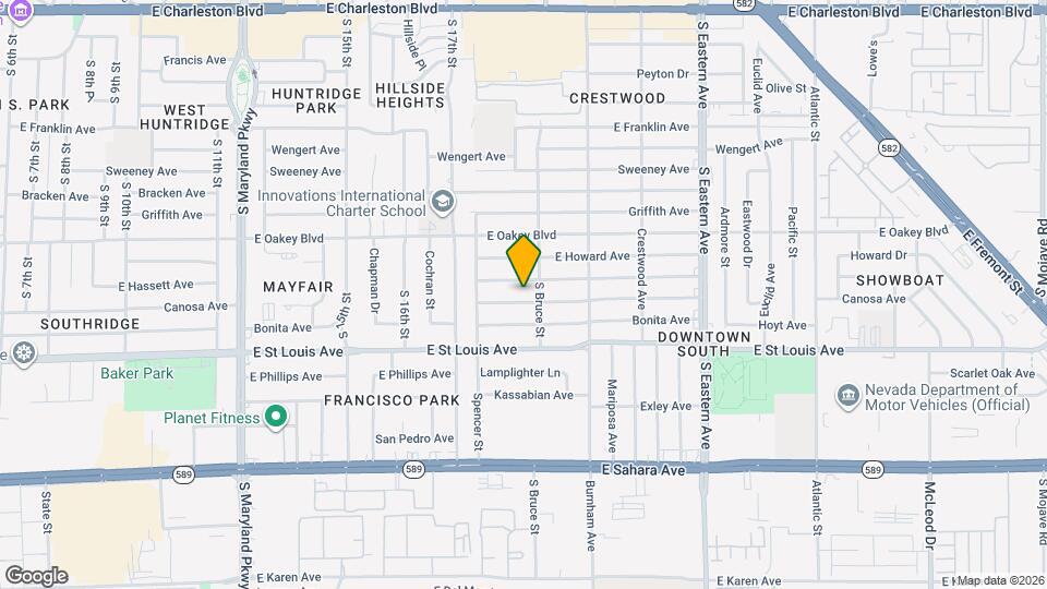 1733 Canosa Ave Map and Location Details