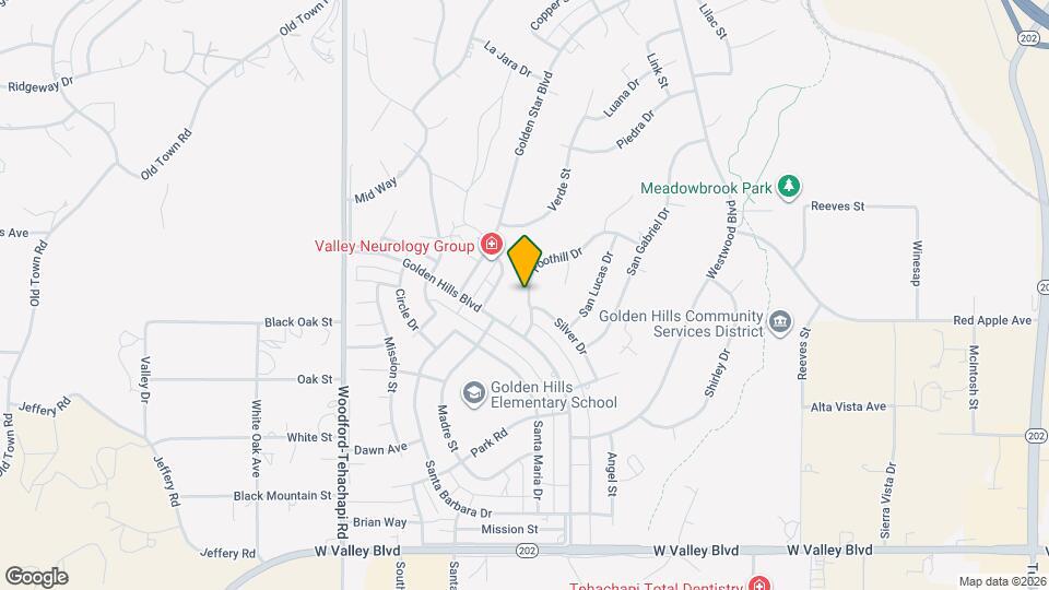 21551 Foothill Dr Map and Location Details