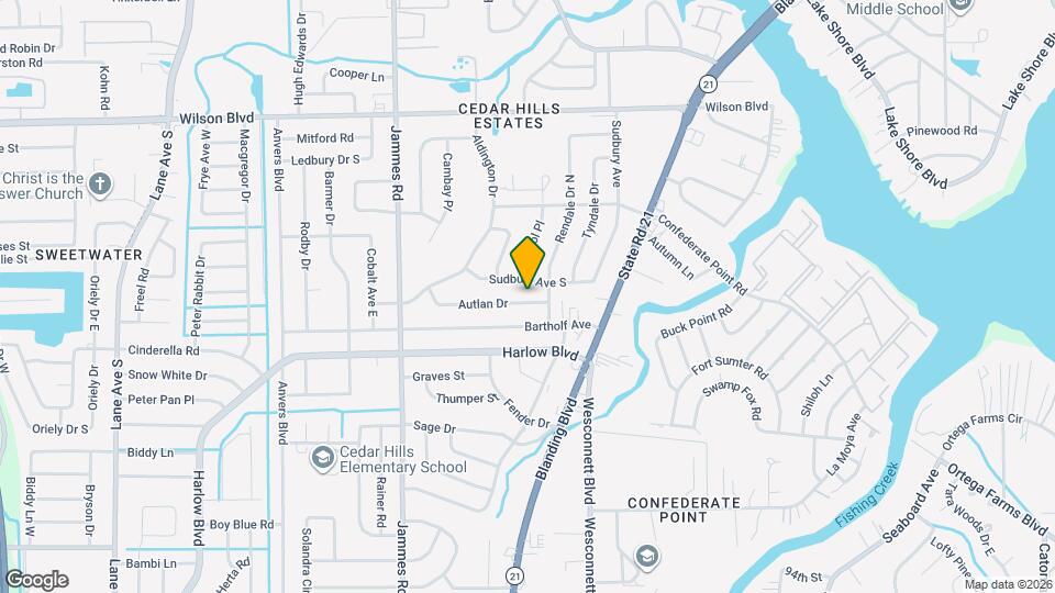 6123 Autlan Dr Map and Location Details