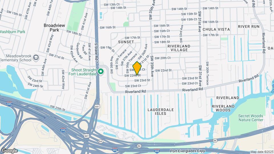 3624 SW 22nd St Map and Location Details