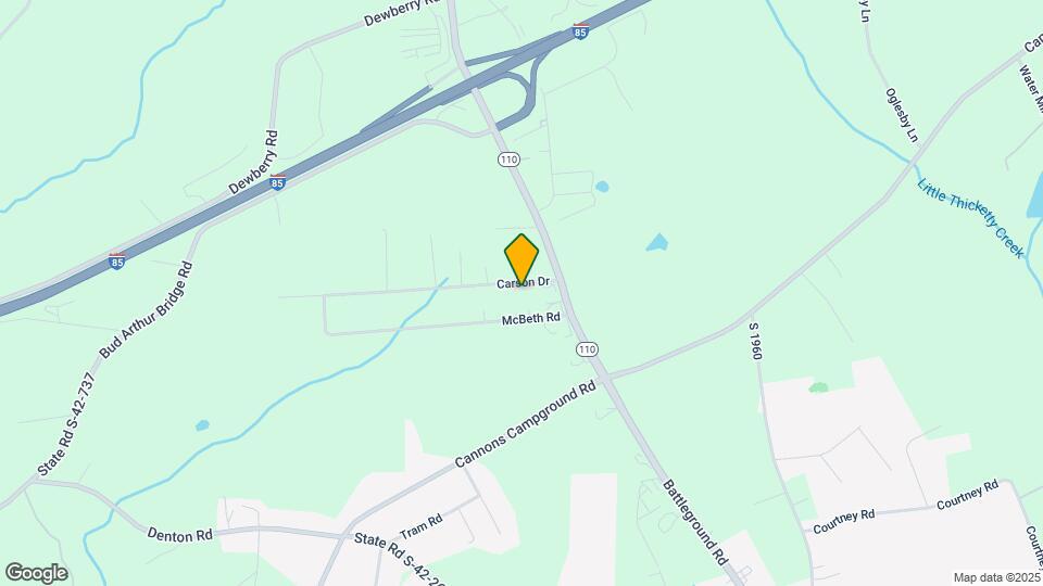 105 Carson Dr Map and Location Details