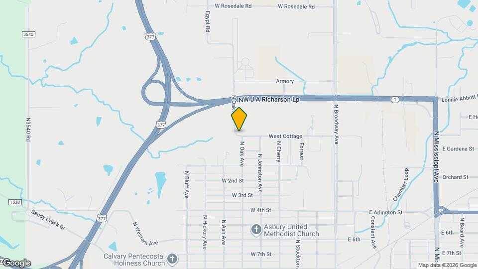 601 West Cottage Map and Location Details