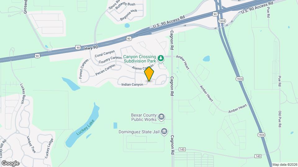 5922 Hickory Canyon Map and Location Details