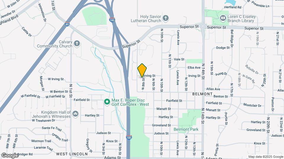 4021 N 8th St Map and Location Details