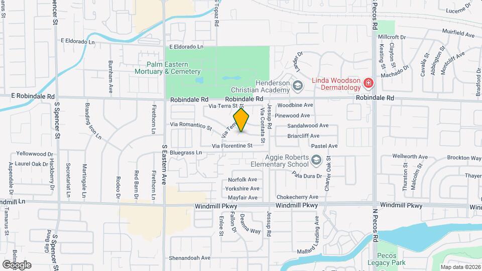 2817 Via Avanti St Mapa y Detalles de la Ubicación