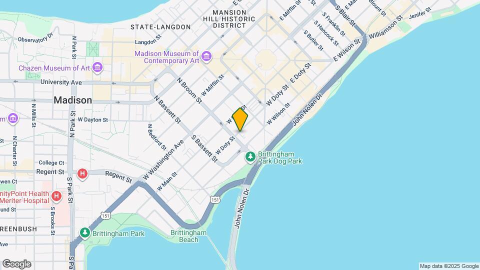 345 W Doty St, Unit 2 Mapa y Detalles de la Ubicación