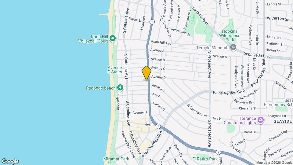 233 Avenue E, Unit B Map and Location Details