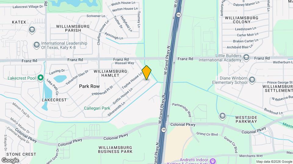 23810 Silversmith Ln Mapa y Detalles de la Ubicación